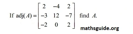 12th Maths Guide Solution Chapter 1 Application Of Matrices and Determinants Exercise 1.1 28 Exe 1.1 15 i