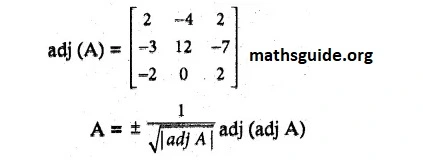 12th Maths Guide Solution Chapter 1 Application Of Matrices and Determinants Exercise 1.1 29 Exe 1.1 15 ii