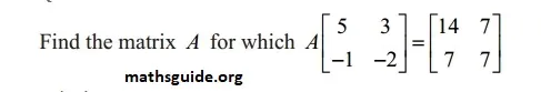 12th Maths Guide Solution Chapter 1 Application Of Matrices and Determinants Exercise 1.1 36 Exe 1.1 19i