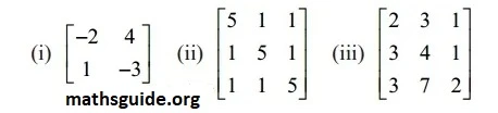 12th Maths Guide Solution Chapter 1 Application Of Matrices and Determinants Exercise 1.1 5 Exe 1.1 5