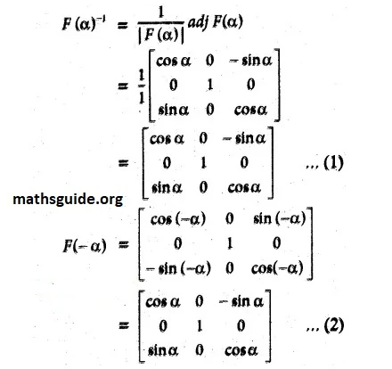 12th Maths Guide Solution Chapter 1 Application Of Matrices and Determinants Exercise 1.1 14 Exe 1.1 9 iv