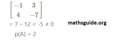 12th Maths Guide Solution Chapter 1: Application of matrices and determinants Exercise 1.2 4 Exe 1.2 2 ii