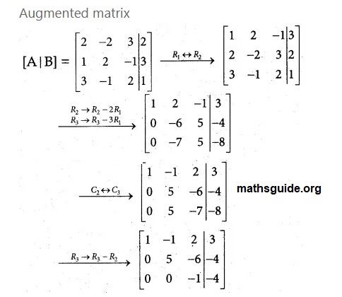 12th Maths Guide Solution Application of Matrices and Determinants Exercise 1.5 1 Application of Matrices and Determinants Exercise 1.5
