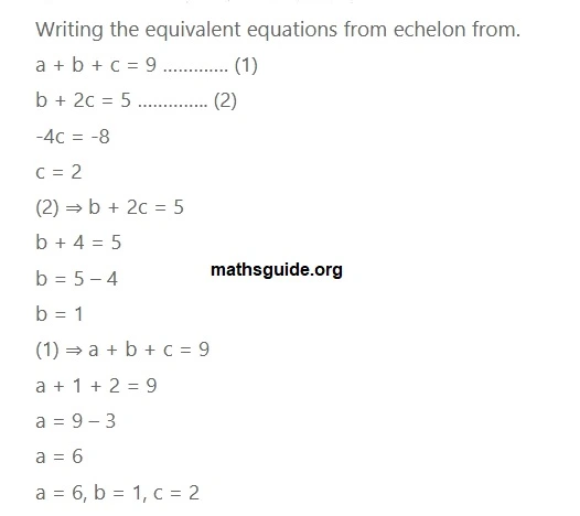 12th Maths Guide Solution Application of Matrices and Determinants Exercise 1.5 7 Exe 1.5 2 iii