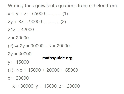 12th Maths Guide Solution Application of Matrices and Determinants Exercise 1.5 9 Exe 1.5 3 ii
