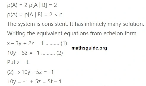 12th Maths Guide Solution Application of Matrices and Determinants Exercise 1.6 4 Exe 1.6 1 iv