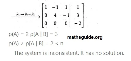 12th Maths Guide Solution Application of Matrices and Determinants Exercise 1.6 7 Exe 1.6 1 vii