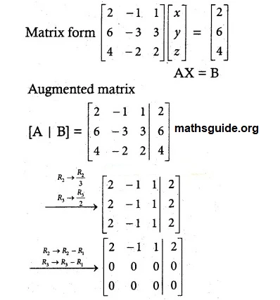 12th Maths Guide Solution Application of Matrices and Determinants Exercise 1.6 8 Exe 1.6 1 viii