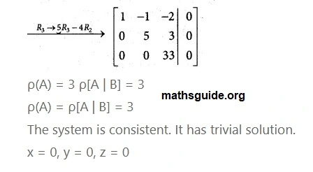 12th Maths Guide Solution Application of Matrices and Determinants Exercise 1.7 4 Exe 1.7 1 iv