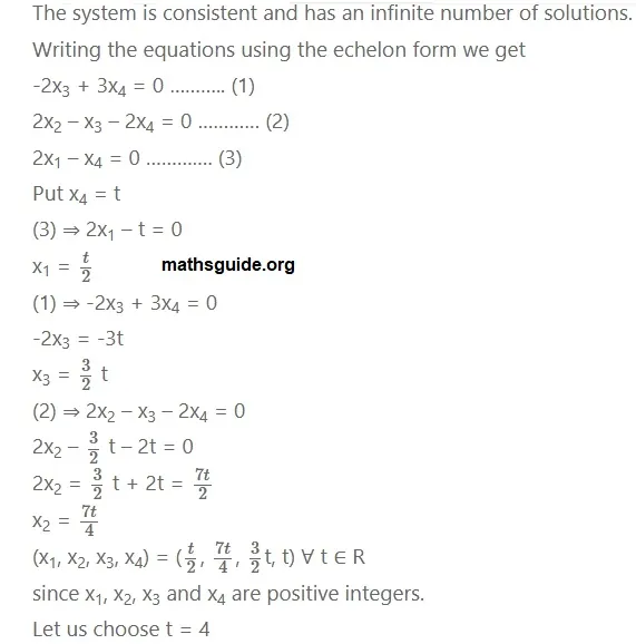 12th Maths Guide Solution Application of Matrices and Determinants Exercise 1.7 9 Exe 1.7 3 iii
