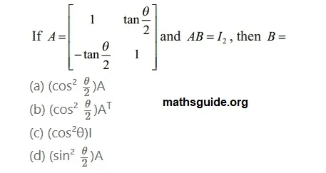 12th Maths Guide Solution Application of Matrices and Determinants Exercise 1.8 25 Exe 1.8 14 i