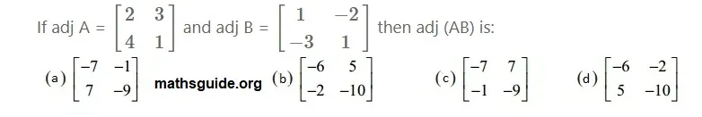 12th Maths Guide Solution Application of Matrices and Determinants Exercise 1.8 31 Exe 1.8 17 i