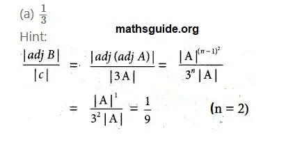 12th Maths Guide Solution Application of Matrices and Determinants Exercise 1.8 4 Exe 1.8 3 ii