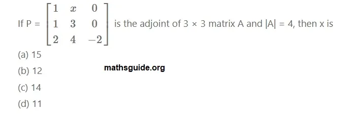 12th Maths Guide Solution Application of Matrices and Determinants Exercise 1.8 11 Exe 1.8 7 i