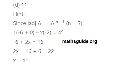 12th Maths Guide Solution Application of Matrices and Determinants Exercise 1.8 12 Exe 1.8 7 ii