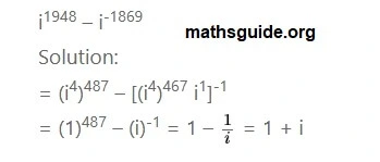 Samacheer Kalvi 12th Maths Guide Chapter 2 Complex Numbers Exercise 2.1 2 Exe 2.1 2 i