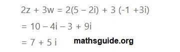 12th Maths Guide Solution Chapter 2 Complex Numbers Exercise 2.2 3 Exe 2.2 1 iii