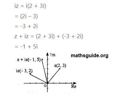 12th Maths Guide Solution Chapter 2 Complex Numbers Exercise 2.2 7 Exe 2.2 2 i