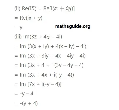 12th Maths Guide Chapter 2 Complex Numbers Exercise 2.4 PDF Solution 7 Exe 2.4 2 ii