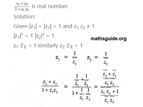 12th Maths Guide Chapter 2 Complex Numbers Exercise 2.5 PDF Solution 5 Exe 2.5 2 i