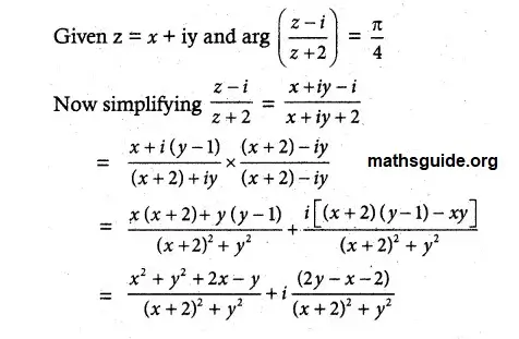 12th Maths Guide Chapter 2 Complex Numbers Exercise 2.7 PDF Solution 20 12th maths guide exe 2.7 6 ii